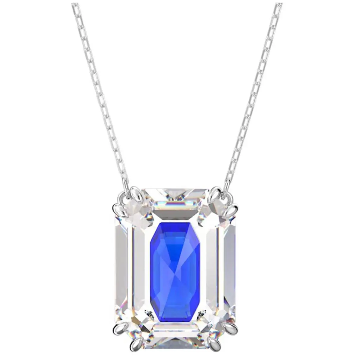 Swarovski Women`s Necklace Chroma Rhodium Plated Octagon Cut Crystal 5600625
