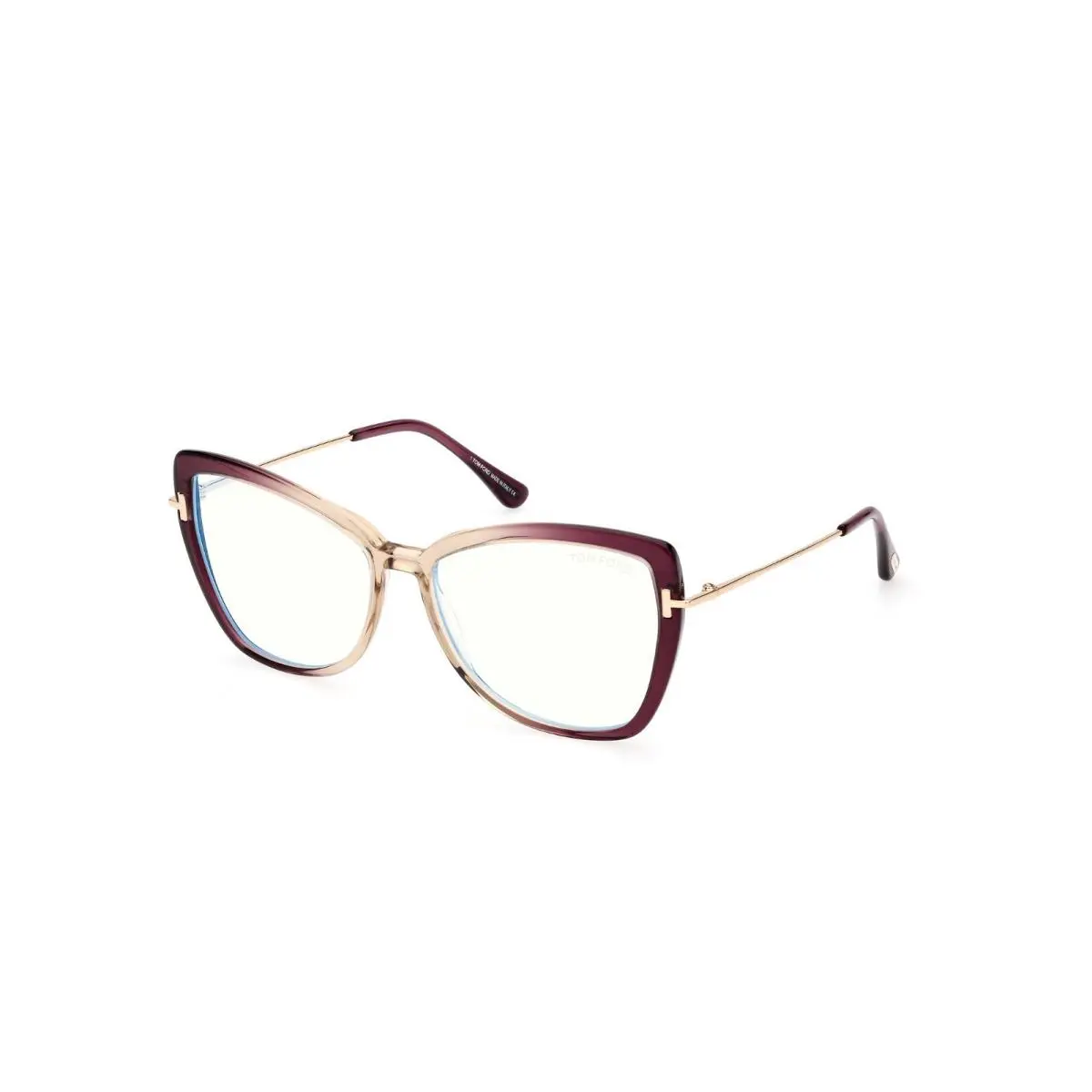 Tom Ford FT5882-B 083 Violet/gold 55MM Eyeglasses 55-15-135