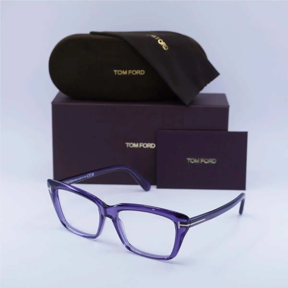 Tom Ford FT5894-B 081 Violet 56mm Eyeglasses