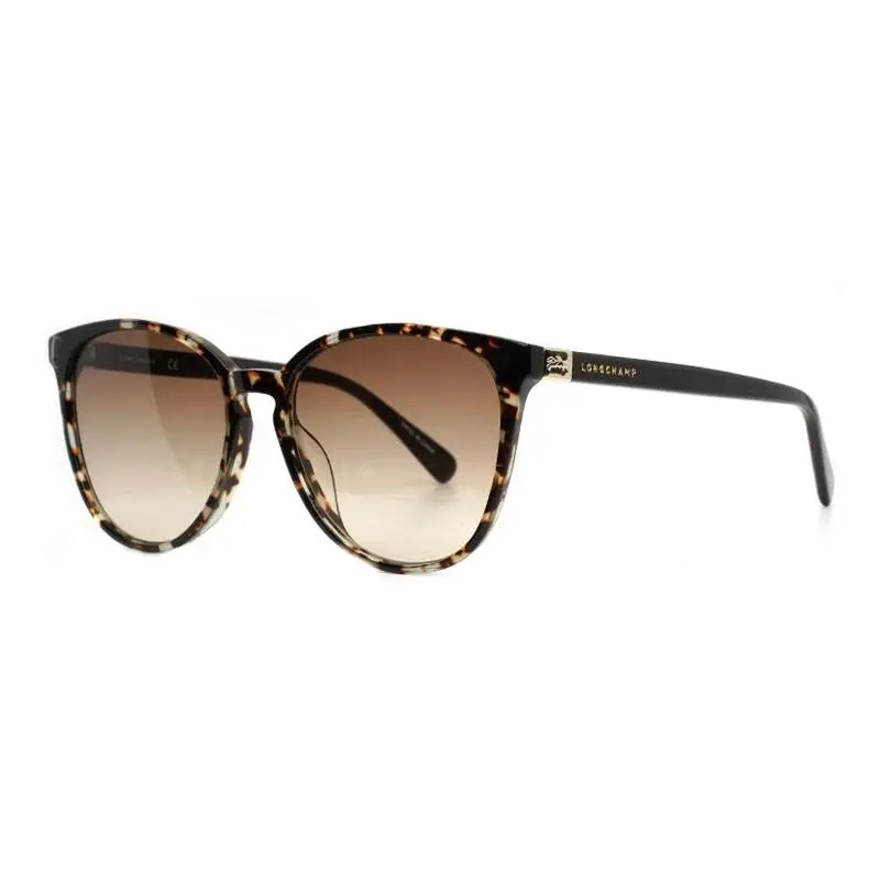 LO647S Sunglasses Sun Glasses 228 Havana Aqua 53mm Women by Longchamp
