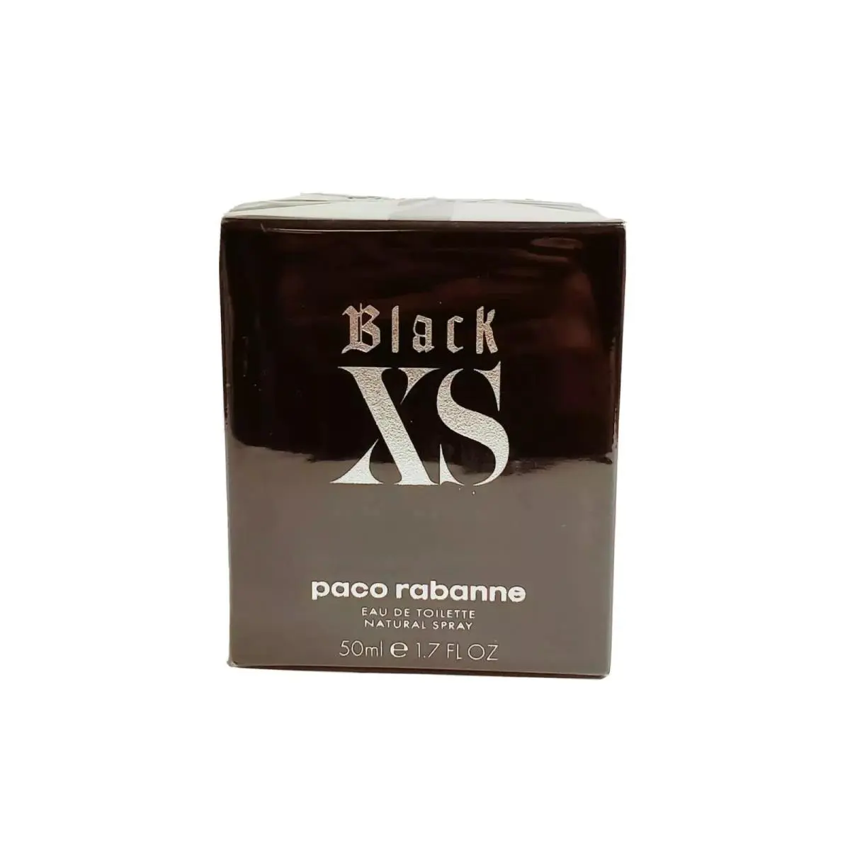 Black XS 1.7OZ Edt Spray BY Paco Rabanne For Men Packing