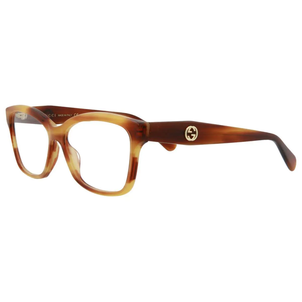 Gucci Women`s Cat-eye 55mm Eyeglasses Frames Havana Brown GG0798O-006 NO Case - Frame: Havana Brown