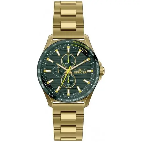 Invicta Racing Quartz Green Dial Men`s Watch 48870