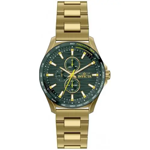 Racing Quartz Green Dial Men`s Watch 48870 by Invicta