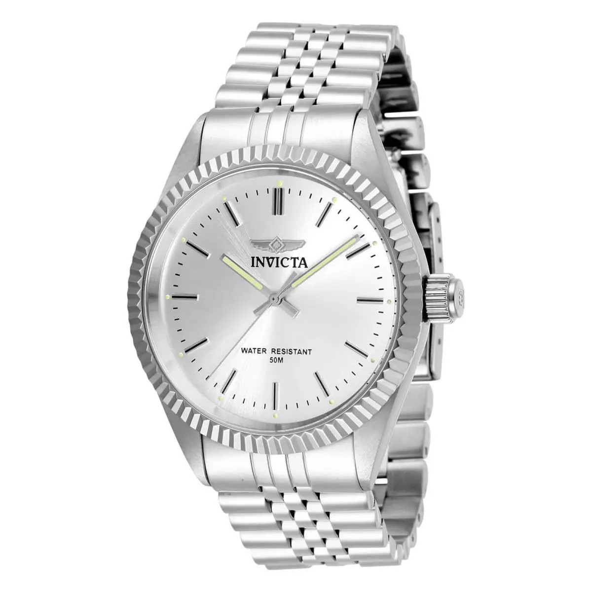 Invicta Men`s Watch Specialty Quartz Silver Tone Dial Bracelet 29373