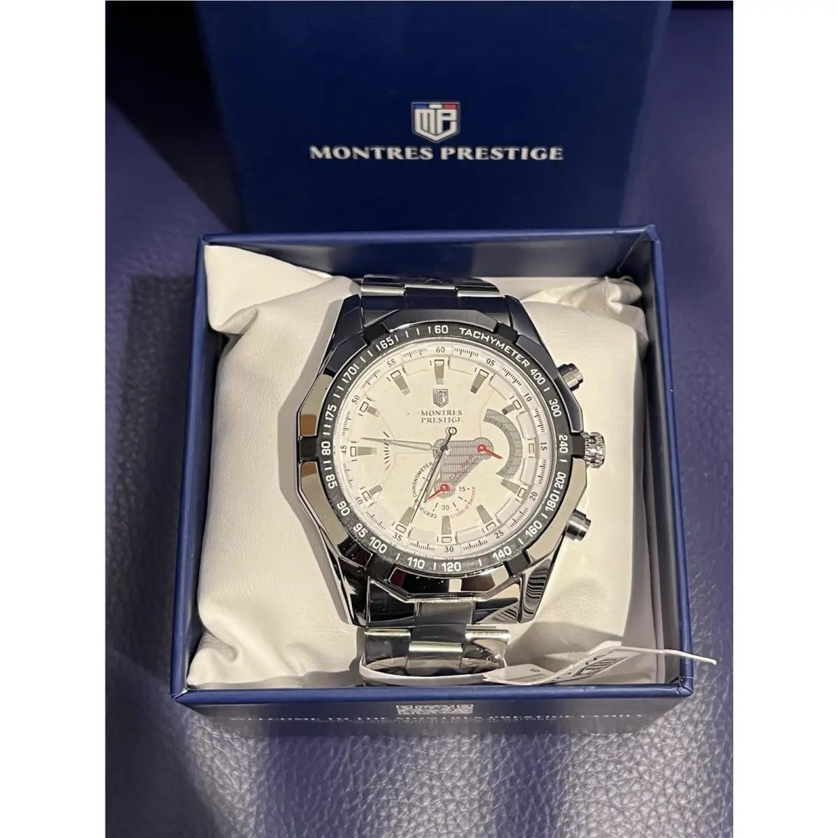 Invicta Speedway 39.5mm Men`s Watch Black Dial Two Tone Steel Chronograph 17027