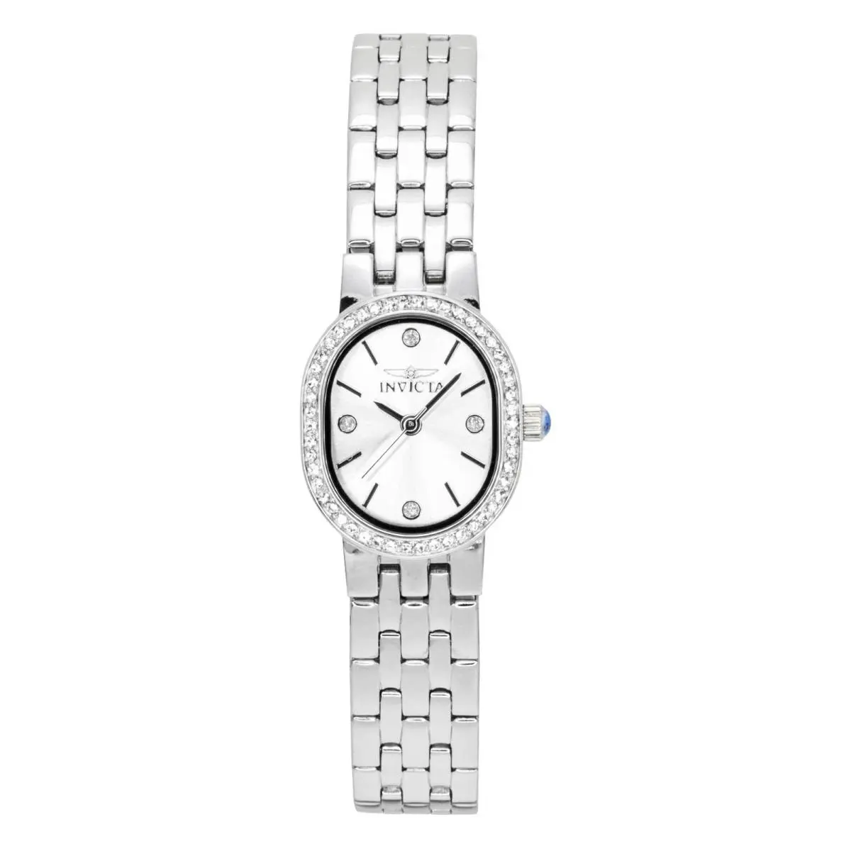 Invicta Angel Silver Dial Quartz Stainless Steel Women`s Ladies Watch 48134