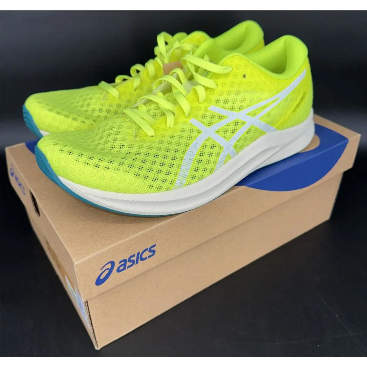 Asics Hyper Speed 2 Women’s Running Shoes 1012B321-750 Yellow/white Size 9 - Yellow