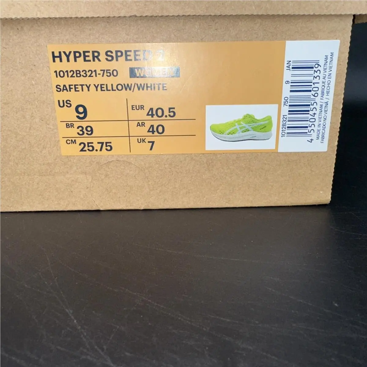 Asics shoes - ASICS Hyper Speed 2 - Hyper Speed - 1012B321-750 - Yellow (UPC: 4550455601339) 2