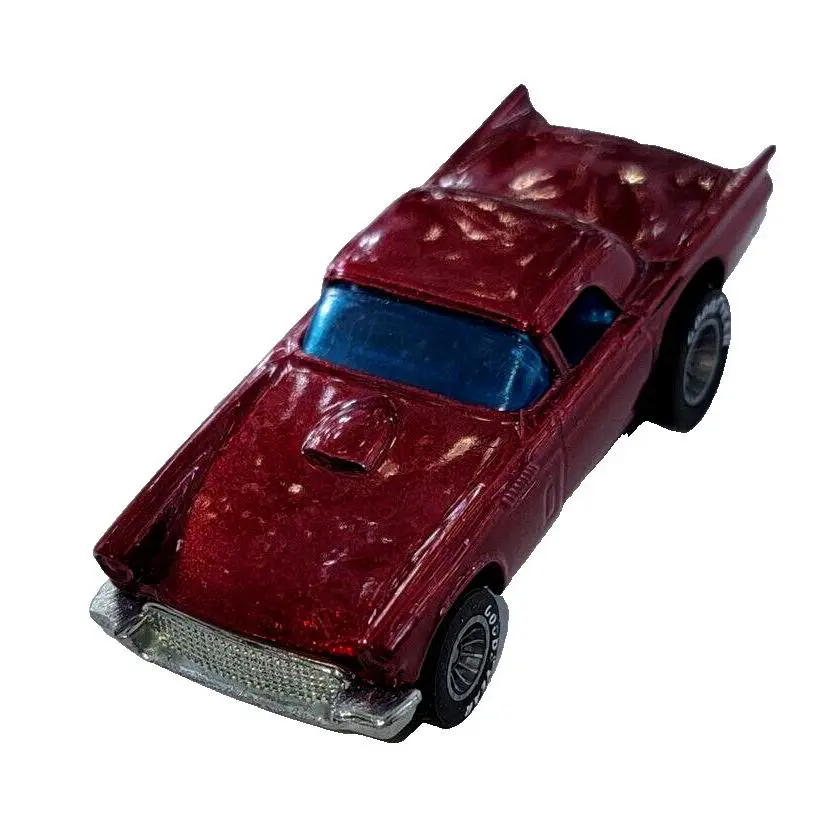 Hot Wheels 1977 `57 T-bird Red Blackwalls - Made in Hong Kong - Mint