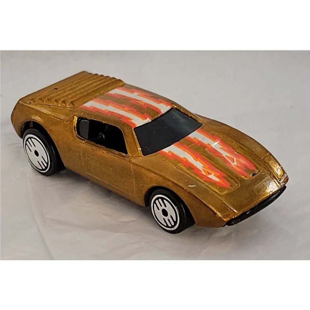 Vintage 1969 Hot Wheels Ultra Hots Gold 9534 F185 Mint W/card