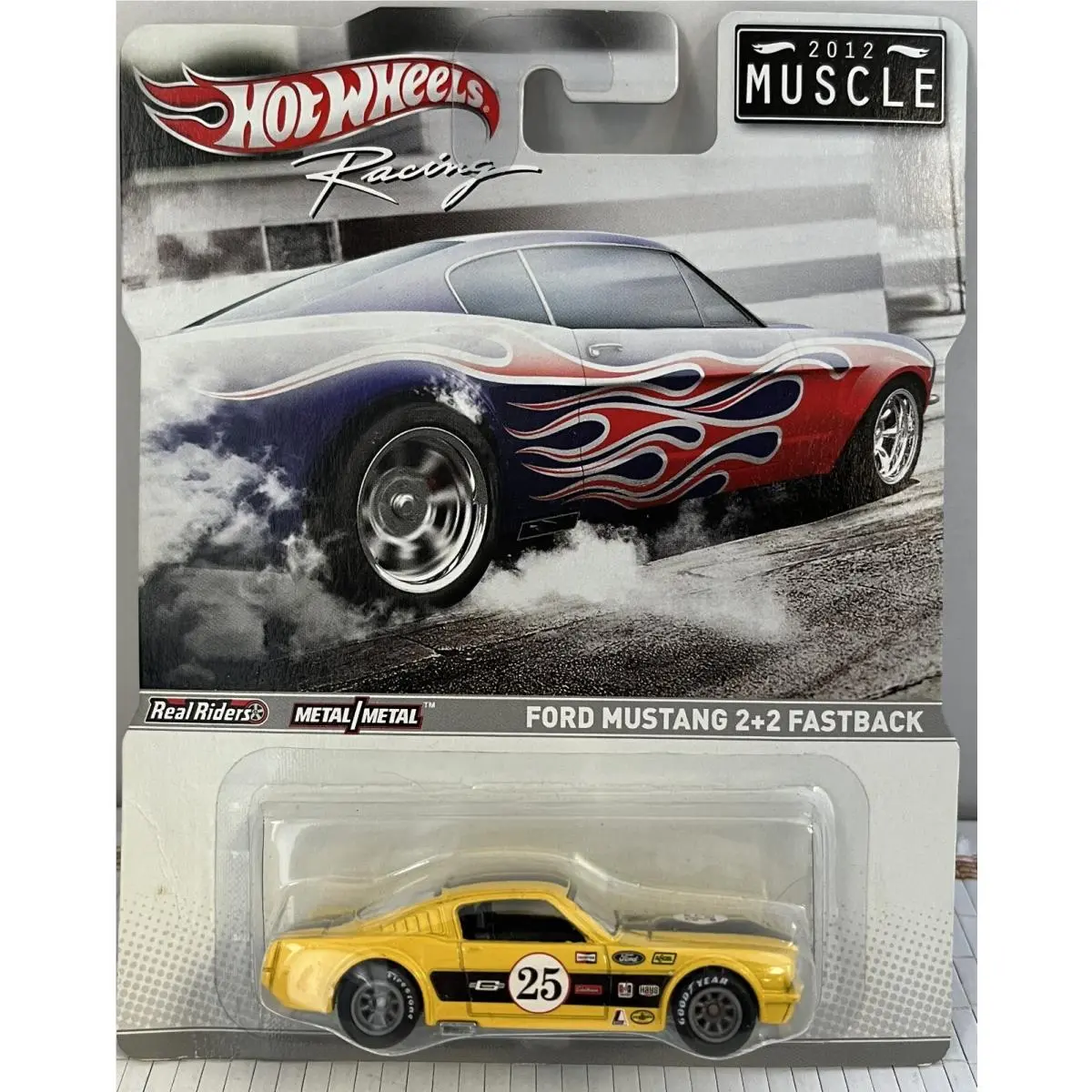 Mattel Hot Wheels Racing 2012 Muscle Series Ford Mustang 2+2 Fastback 1:64 Car