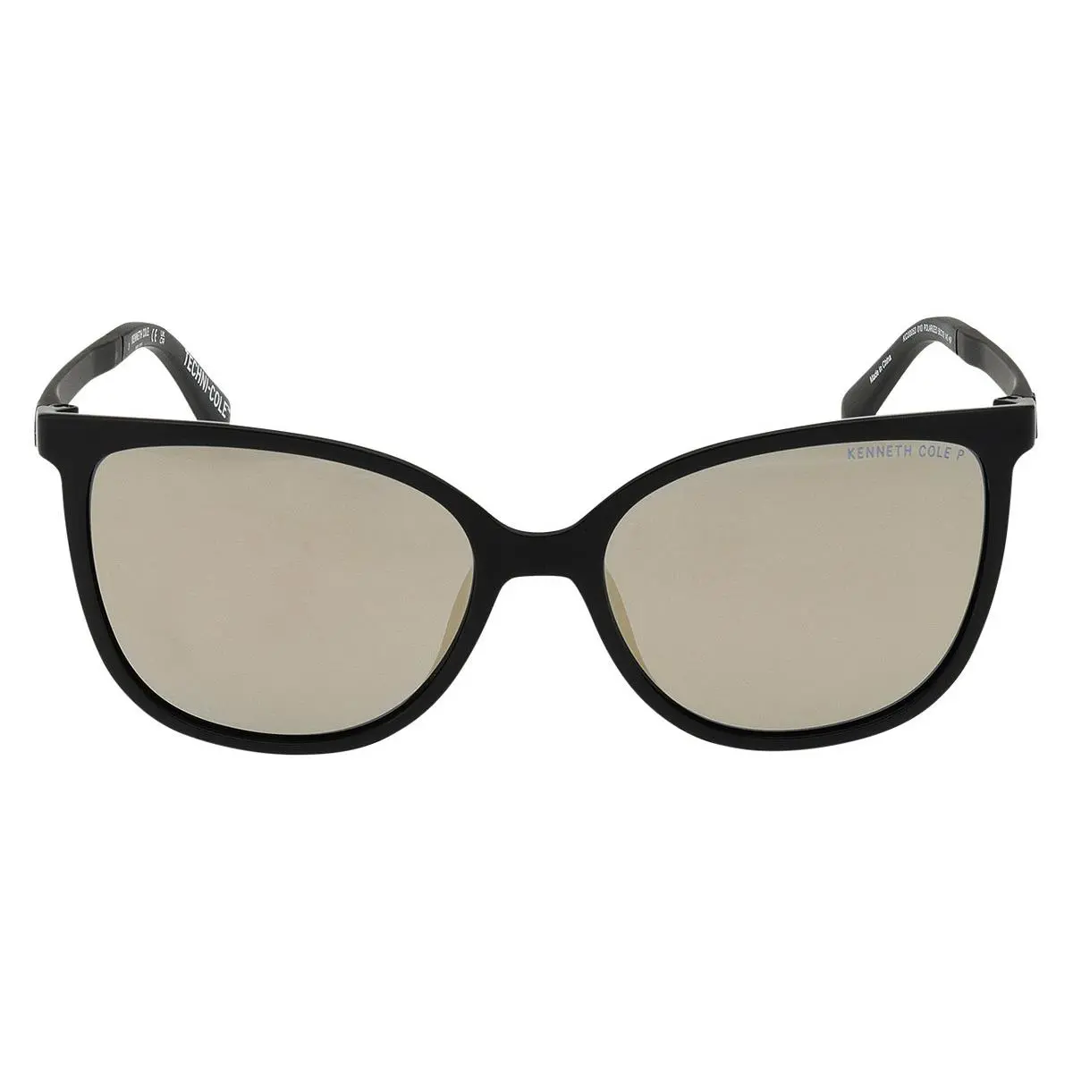 Kenneth Cole KC00053 Sunglasses Women Shiny Black 56mm