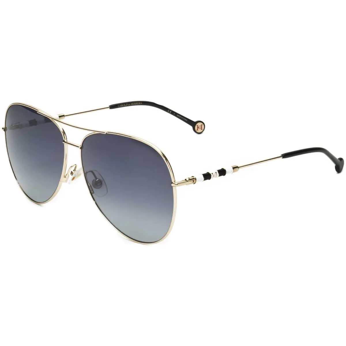 Carolina Herrera Women`s 64mm Gold Sunglasses CH0034-S-J5G-64