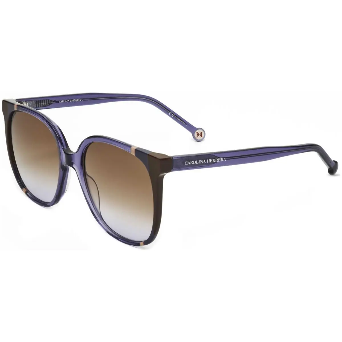 Carolina Herrera Women`s 57mm Violet Brown Sunglasses CH0062-S-E53-57