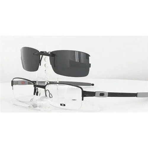 Oakley sunglasses - Oakley TUMBLEWEED-OX3142-50X19 Polarized Clip-On S - Grey, Revo Blue Mirrored, and 12 other lens s to choose: REVO Blue Mirrored