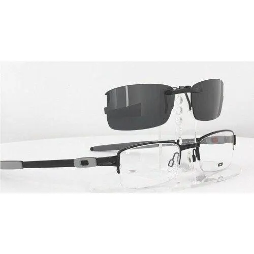 Oakley sunglasses - Oakley TUMBLEWEED-OX3142-50X19 Polarized Clip-On S - Grey, Revo Blue Mirrored, and 12 other lens s to choose: REVO Blue Mirrored