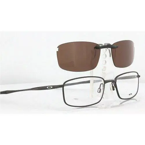Oakley sunglasses - Oakley PEWTER_CASING-OX3110-54X18-F Polarized Clip - Polarized Clip - Grey, Revo Blue Mirrored, and 12 other lens s to choose: REVO Blue Mirrored