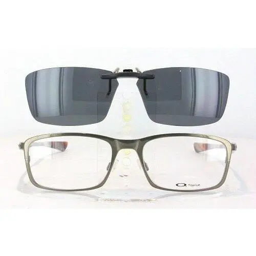 Custom Made For  HOLLOWPOINT-OX5075-53X18 Polarized Clip-on Sunglasses Ey by Oakley