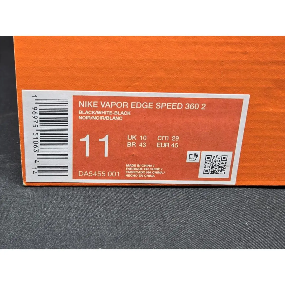 Nike shoes - Nike Vapor Edge - Vapor Edge - DA5455-001 - Black 8