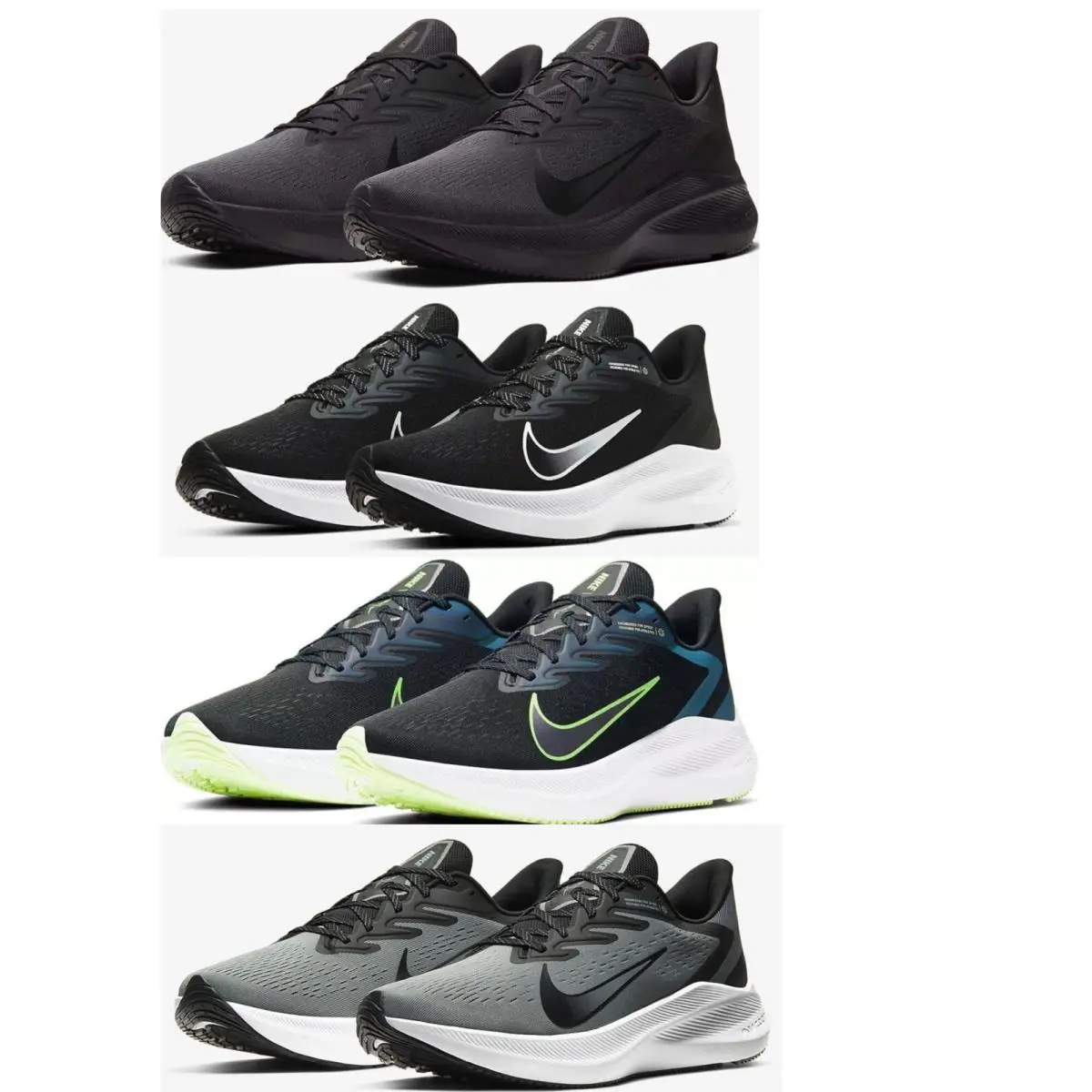 Nike shoes - Black/White-Anthracite 8
