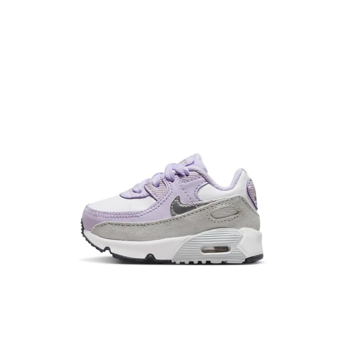 Nike shoes - White/Violet Frost/Pure Platinum/Metallic Silver 5