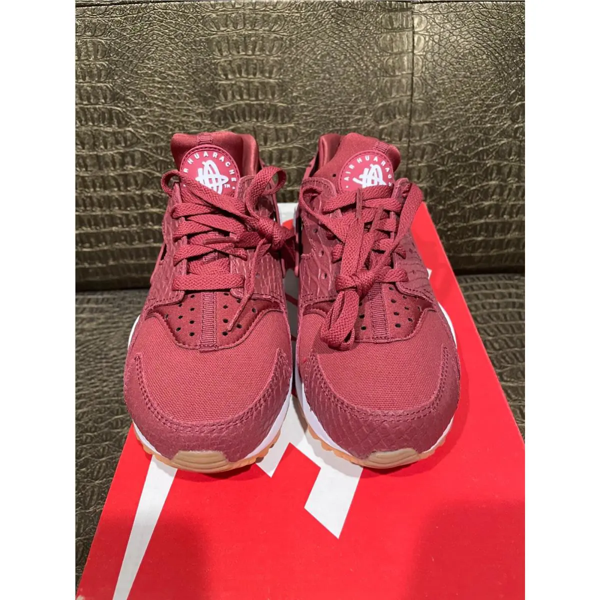 Nike shoes - Nike Air Huarache Run - Air Huarache Run - 859429 600 - Cedar/Cedar-Gum Yellow-White 0