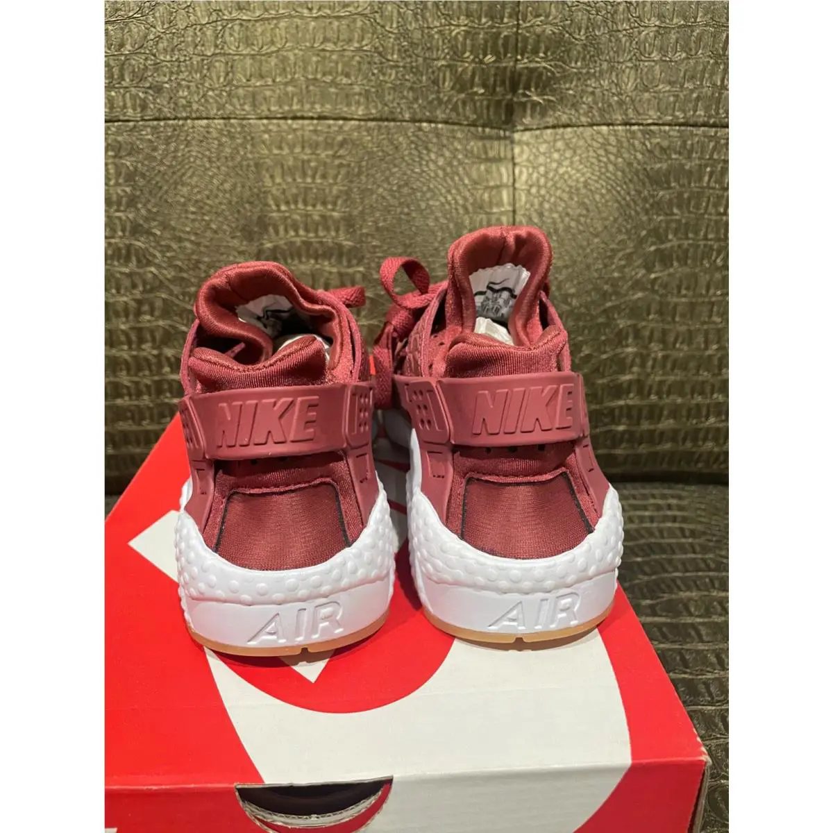 Nike shoes - Nike Air Huarache Run - Air Huarache Run - 859429 600 - Cedar/Cedar-Gum Yellow-White 2