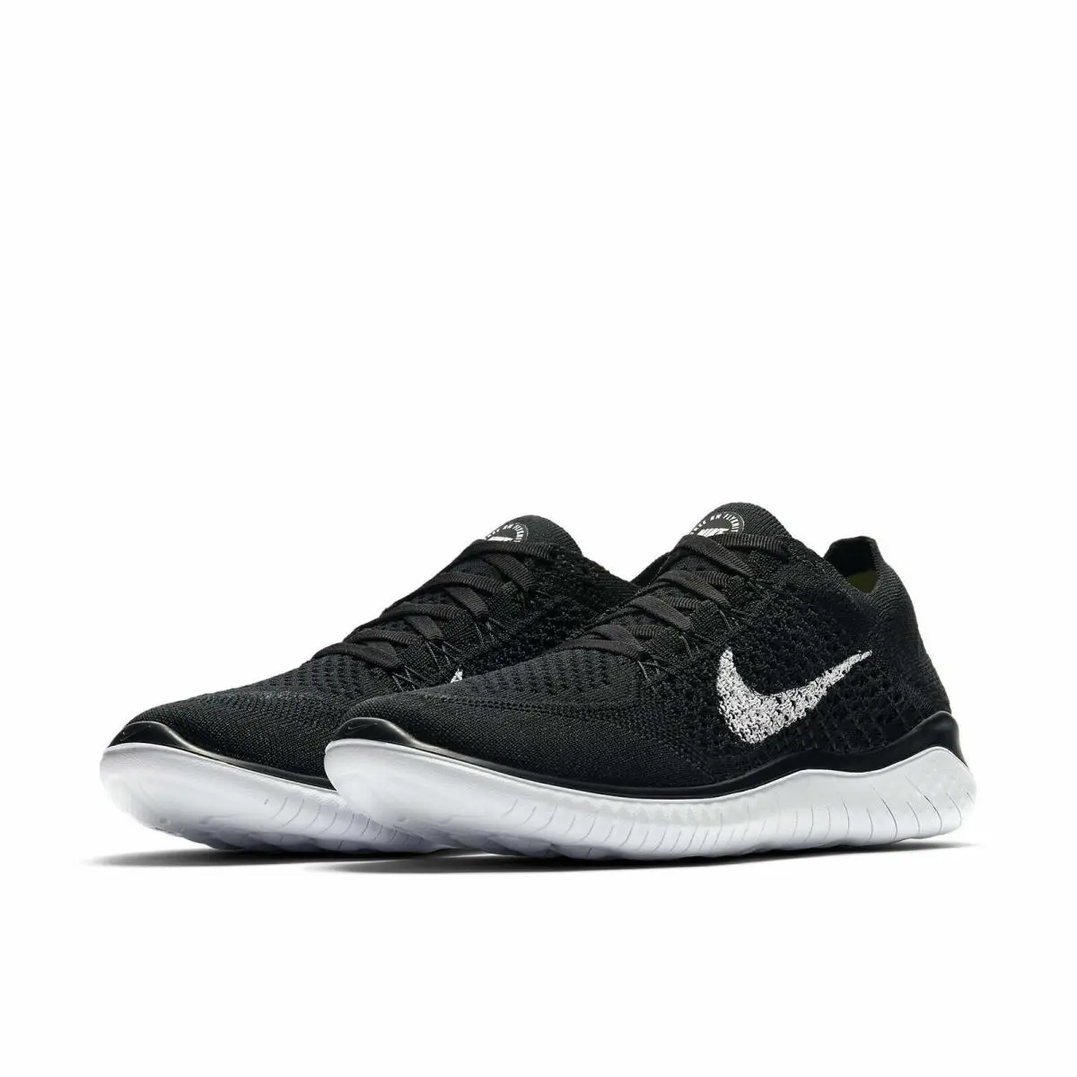 Nike shoes - Nike Free RN Flyknit - Free Flyknit - 942839-001 - Black / White 2
