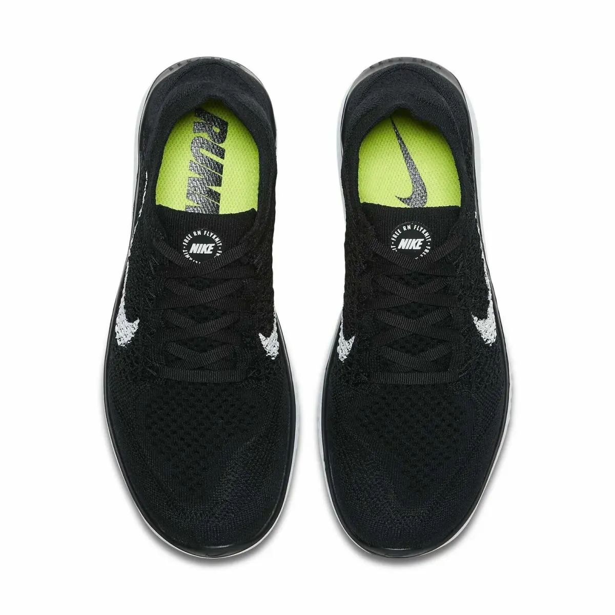 Nike shoes - Nike Free RN Flyknit - Free Flyknit - 942839-001 - Black / White 4