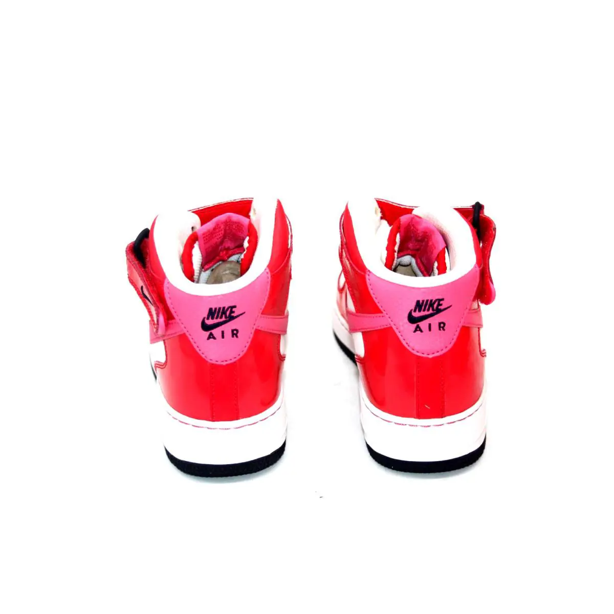 Nike shoes - Nike Air Force 1 Mid GS - White/Dynamic Pink-Hyper Red-Dark Obsidian 4