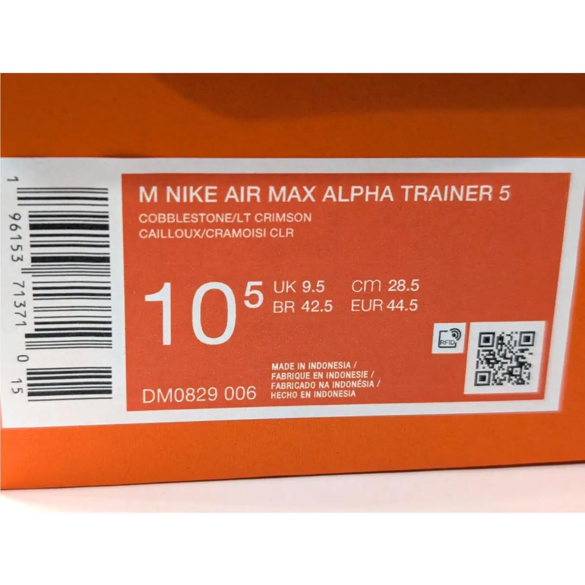 Nike shoes - Nike Air Max Alpha Trainer 5 - DM0829-006 - Grey/Crimson 18