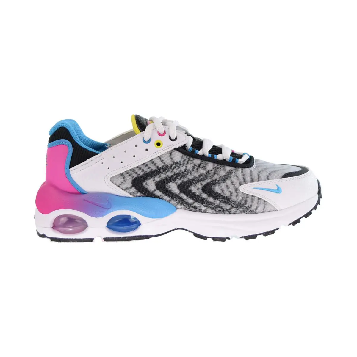 Nike shoes - White-Black-Opti Yellow 5