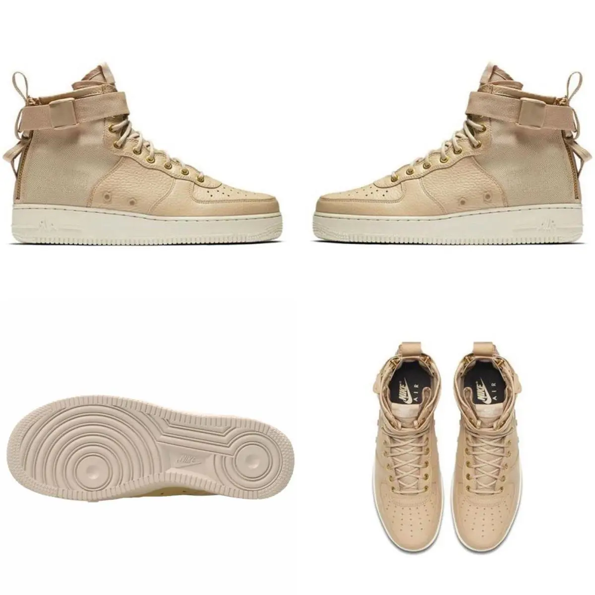 Nike shoes - Nike SF AF1 MID - MID - MUSHROOM/MUSHROOM-LIGHT BONE 7