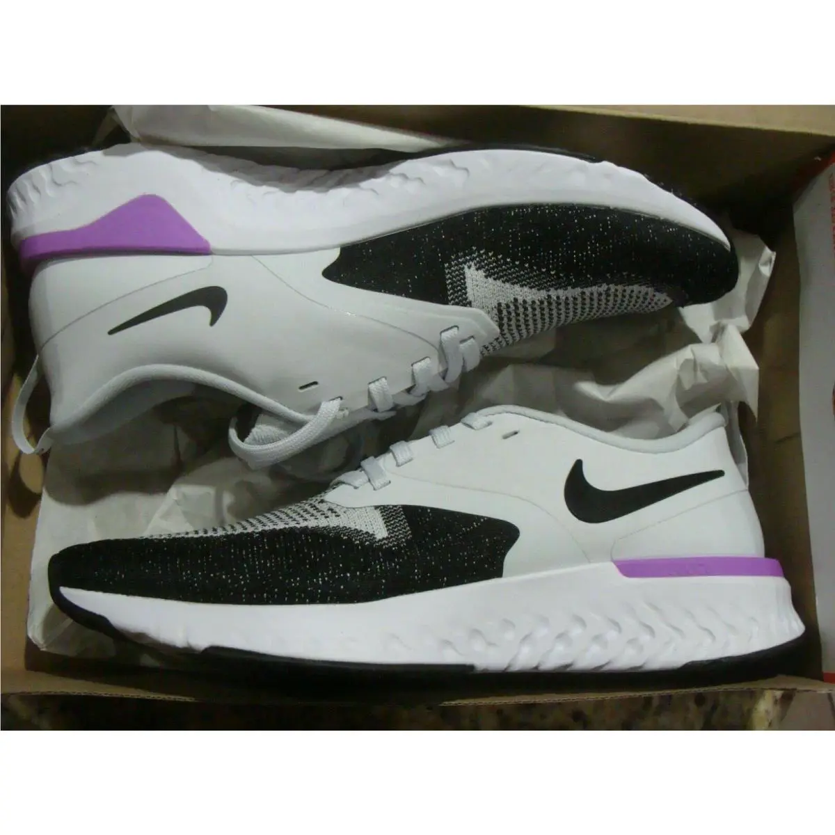 Nike shoes - Nike Odyssey React - Odyssey React - PURE PLATINUM/BLACK-WHITE 5