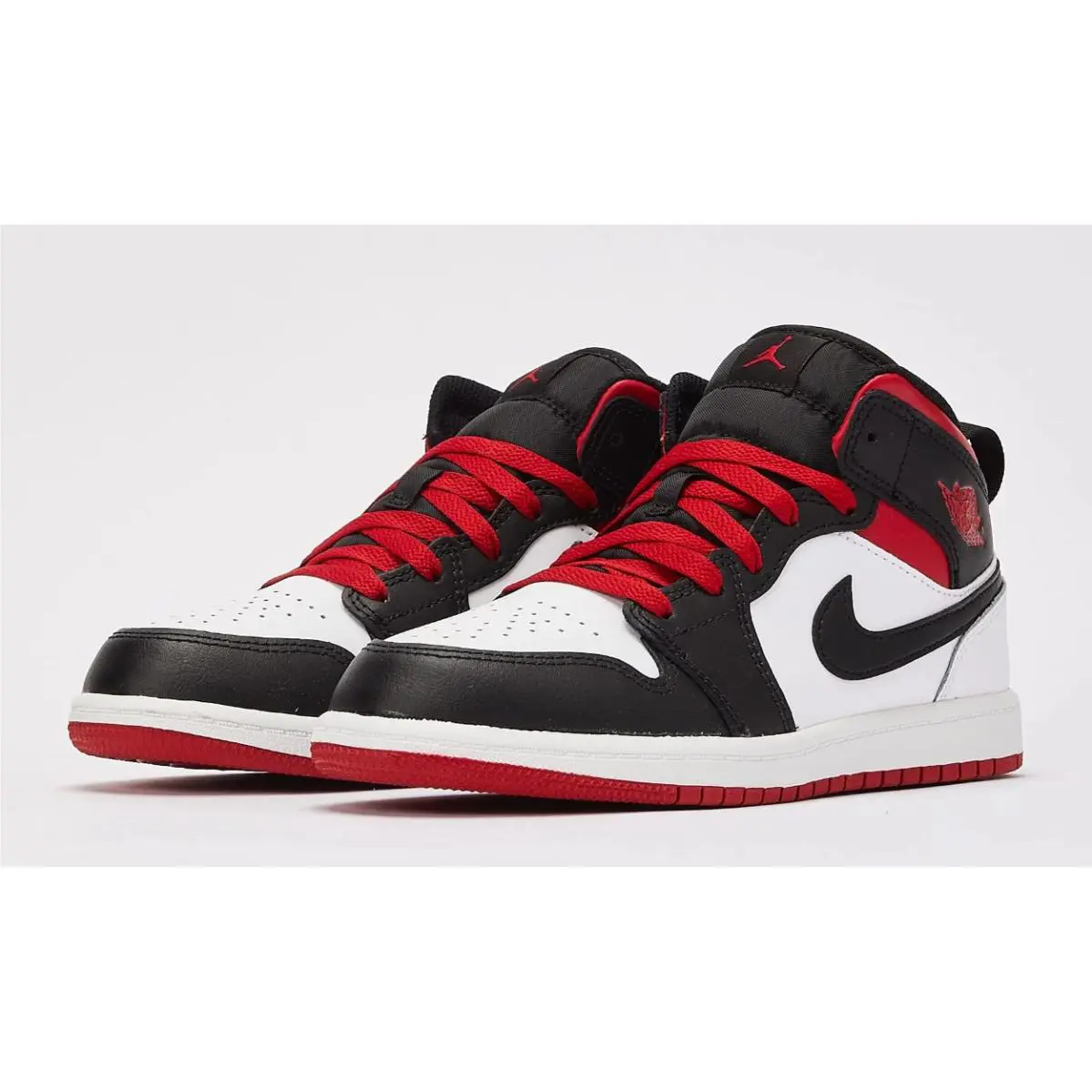 Nike shoes - Jordan 1 Mid - Mid - White/Black/Gym Red 1
