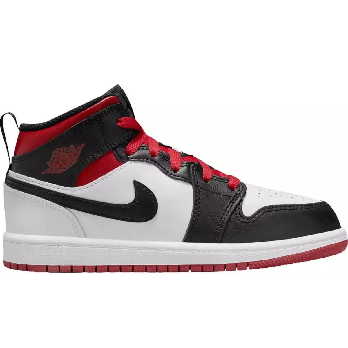 Nike shoes - Jordan 1 Mid - Mid - White/Black/Gym Red 5