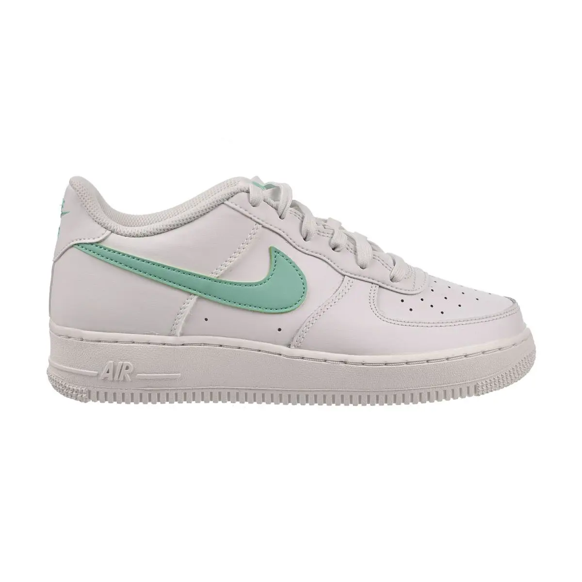 Nike Air Force 1 Low GS Big Kids` Shoes White-emerald Rise DV7762-104 - White-Emerald Rise