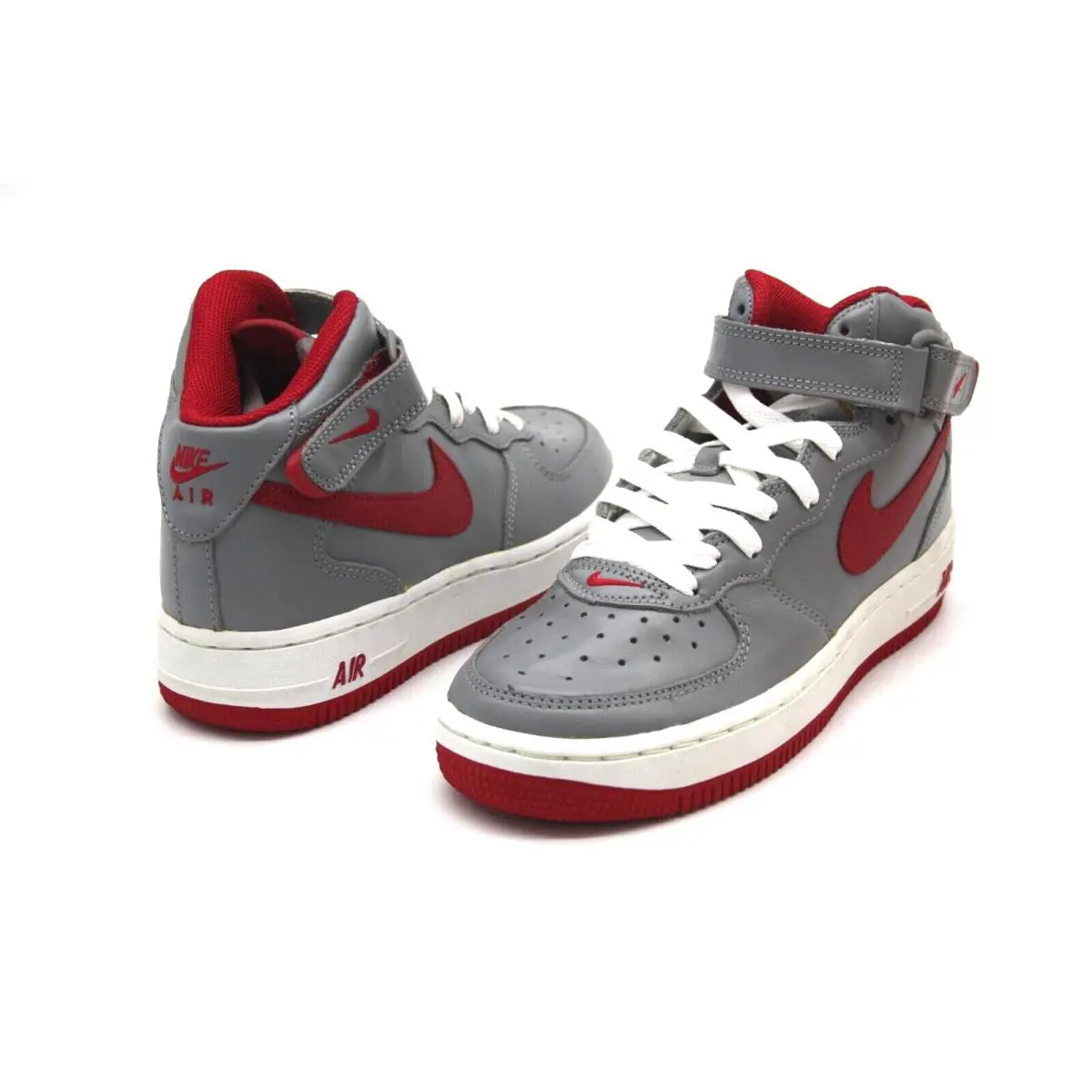 Nike shoes - Nike Air Force 1 - Air Force - MEDIUM GREY/VARSITY RED-WHITE 3