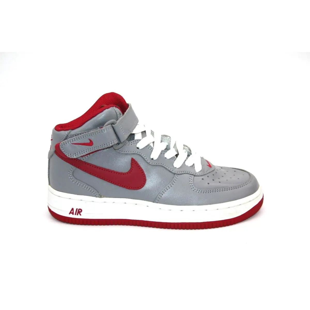 Nike shoes - Nike Air Force 1 - Air Force - MEDIUM GREY/VARSITY RED-WHITE 8