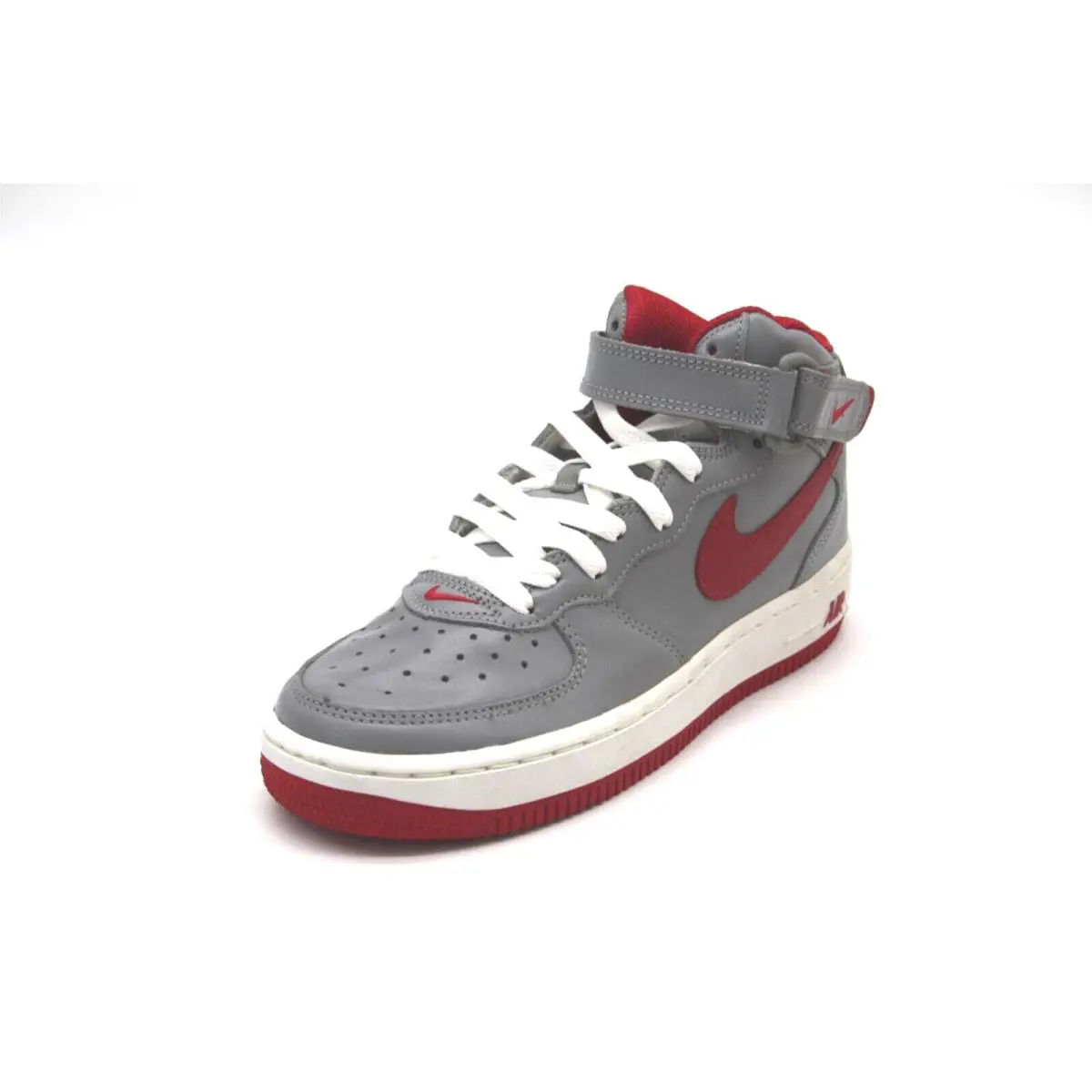 Nike shoes - Nike Air Force 1 - Air Force - MEDIUM GREY/VARSITY RED-WHITE 9