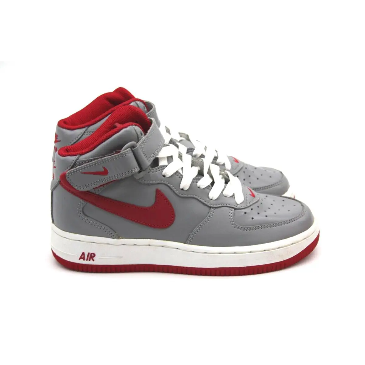 Nike shoes - Nike Air Force 1 - Air Force - MEDIUM GREY/VARSITY RED-WHITE 14