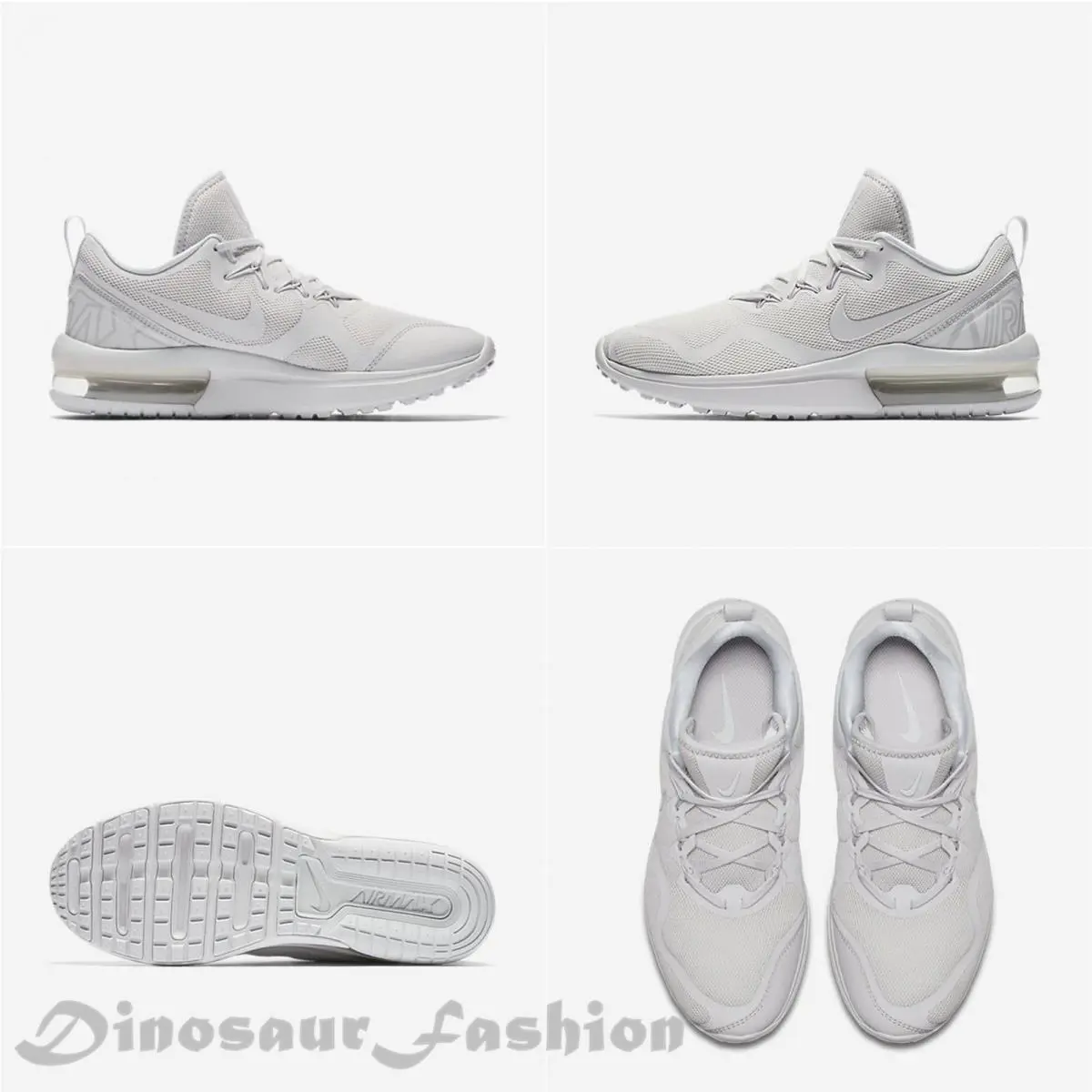 Nike shoes - NIKE AIR MAX FURY - AIR MAX FURY - AA5740-100 - WHITE / VAST GREY-PURE PLATIUM 3