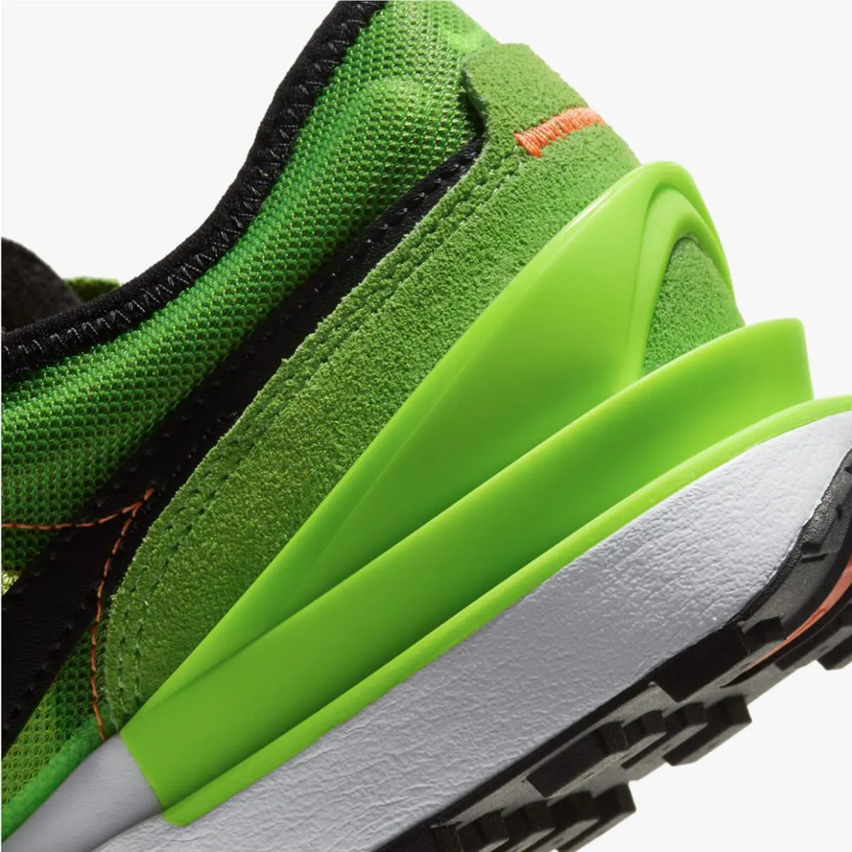 Nike shoes - Nike Waffle One - Waffle One - DC0481-100 - Electric Green/Mean Green/Hyper Crimson/Black 5