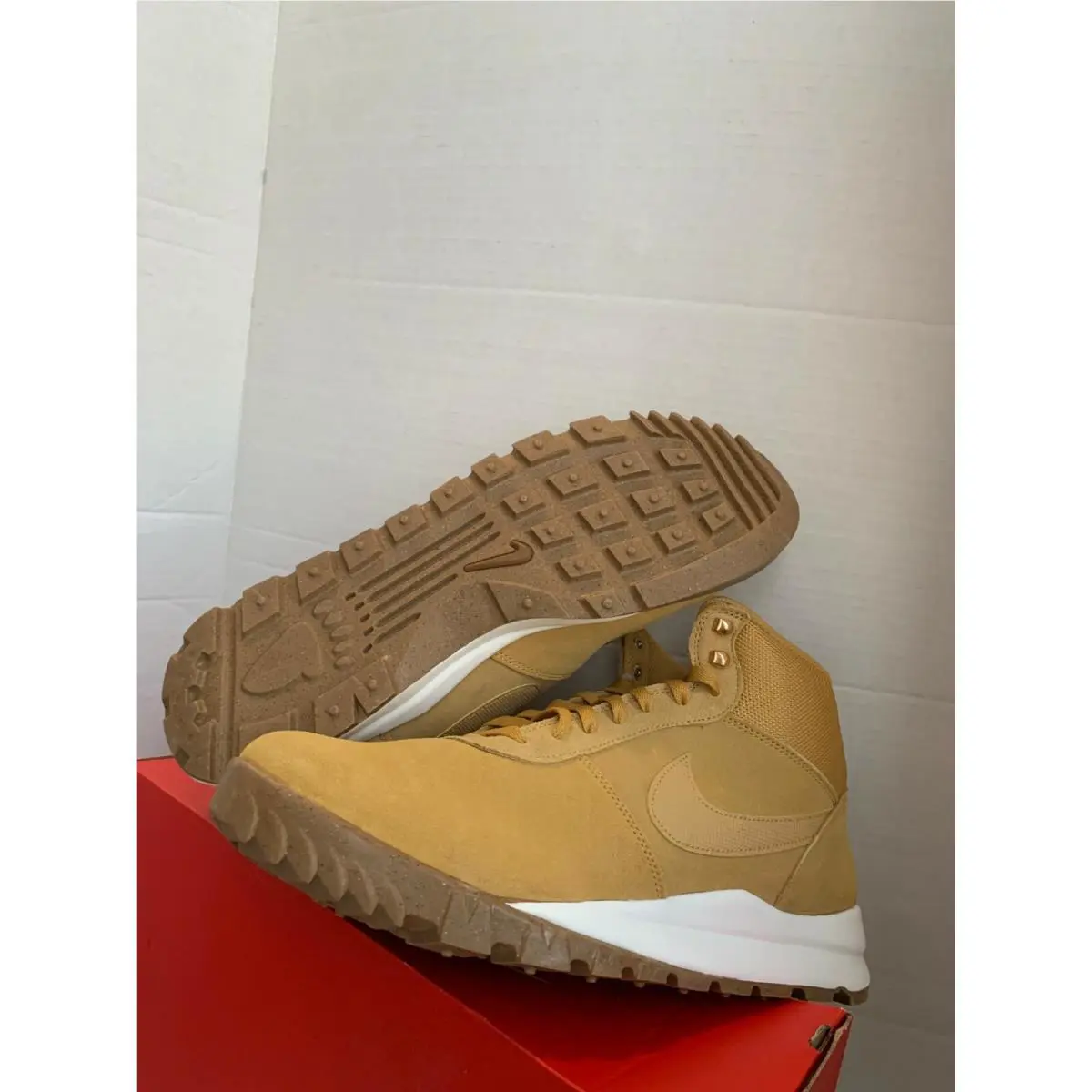 Nike shoes - Nike Hoodland Suede - Hoodland Suede - HAYSTACK/SAIL-GUM LIGHT BROWN 9