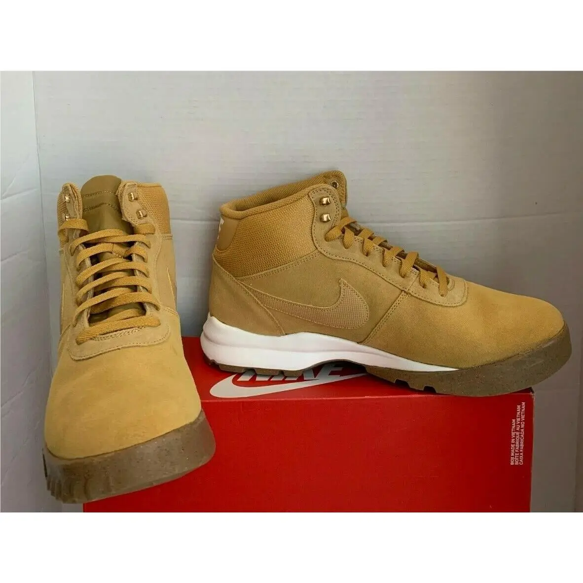 Nike shoes - Nike Hoodland Suede - Hoodland Suede - HAYSTACK/SAIL-GUM LIGHT BROWN 15