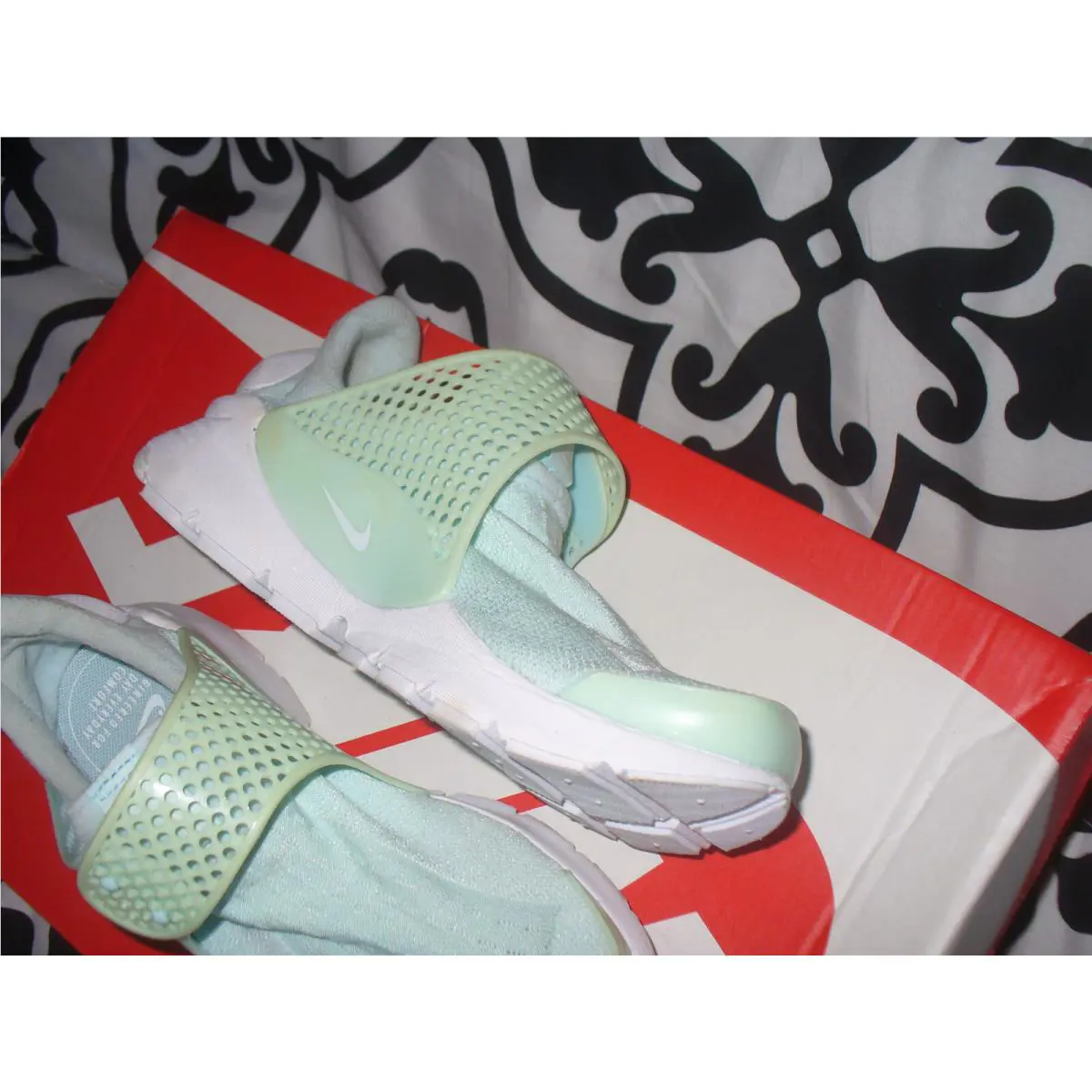 Nike shoes - Nike Sock Dart - Sock Dart - 848475-403 - Lime/White 8