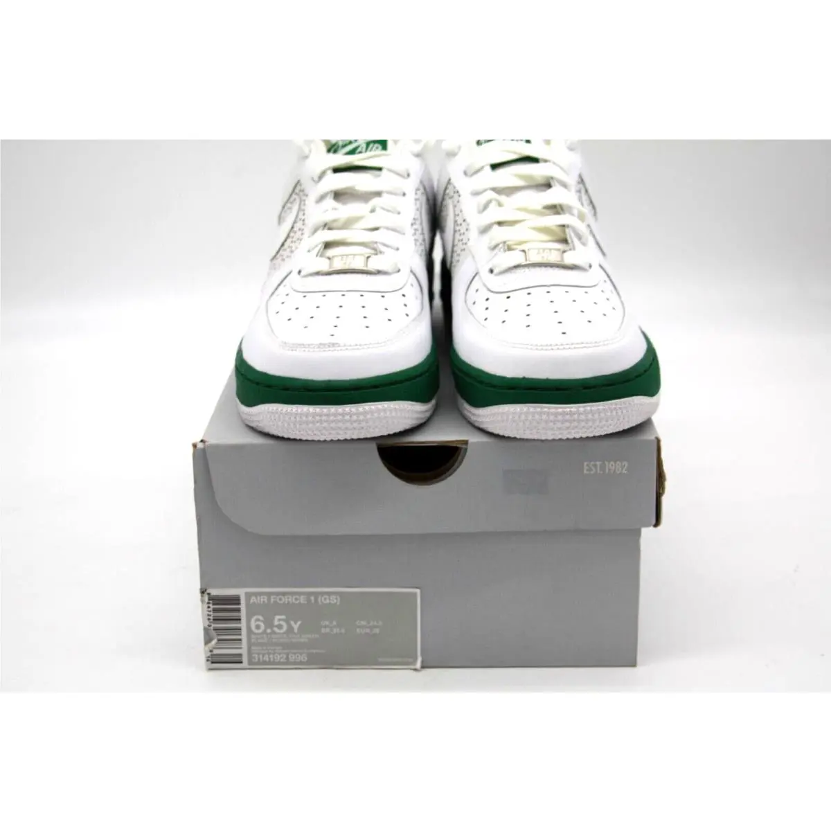Nike shoes - Nike Air Force 1 - Air Force - WHITE/WHITE-PINE GREEN 3