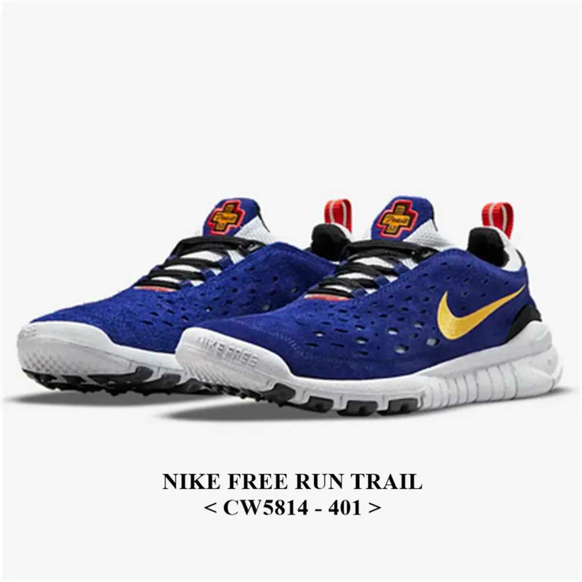 Nike shoes - Nike Free Run - Free Run - CW5814 - CONCORD/TAXI-HABANERO RED 0