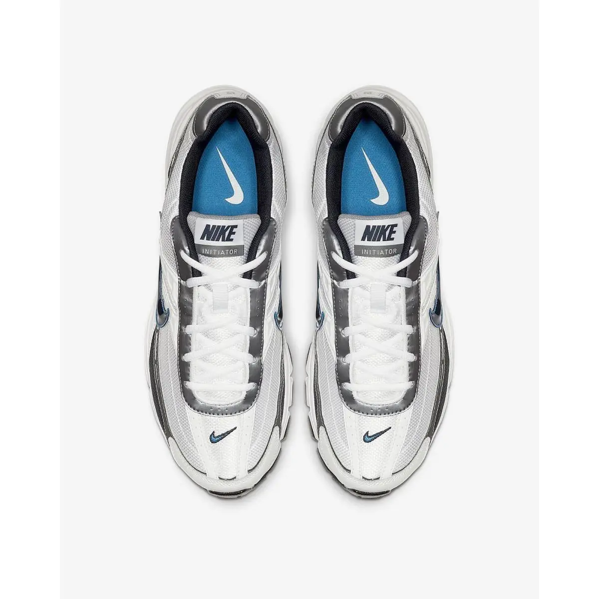 Nike shoes - Nike Initiator - Initiator - 394055-101 - White/Metallic Cool Grey/Obsidian 2